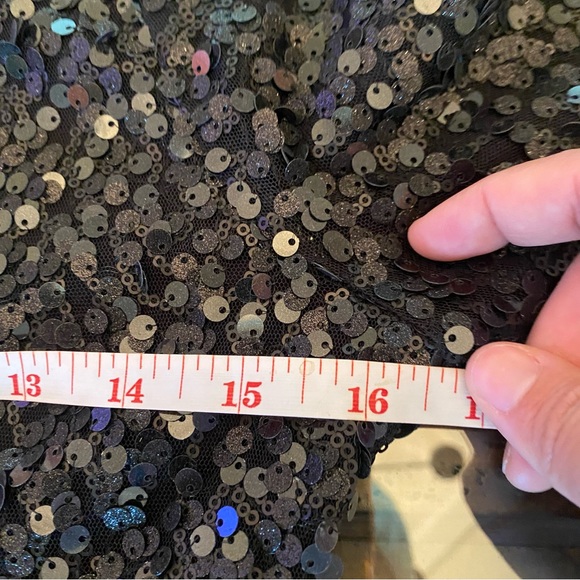 Abercrombie & Fitch Sequined Black Mini Dress size S - Picture 11 of 11
